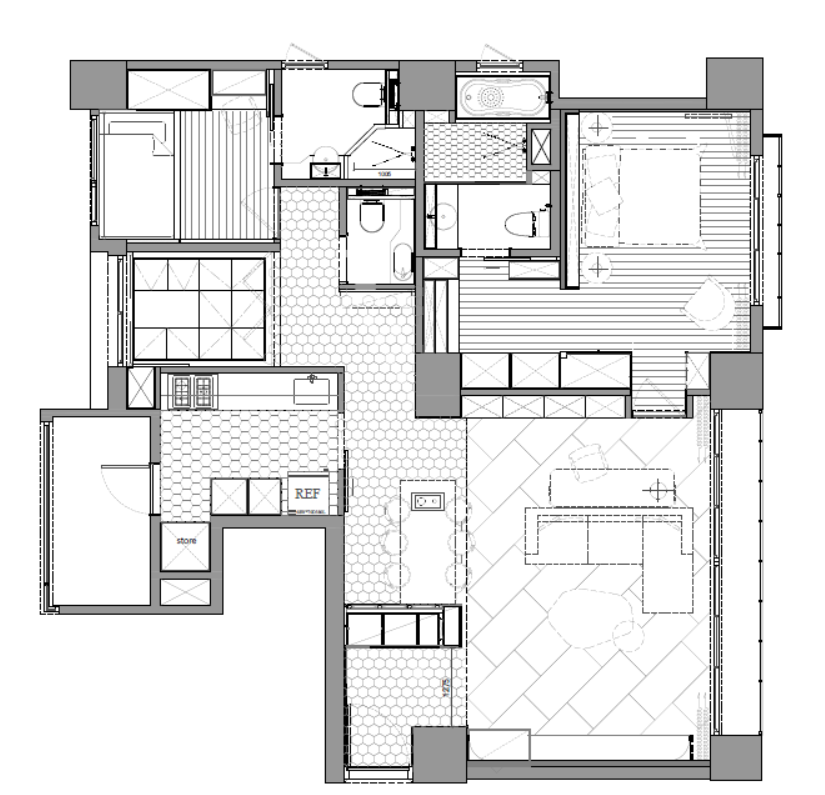 新莊 室內裝修-新莊室內裝潢工程的2個經典案例（上）